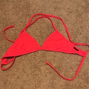 Jolyn Hot Pink Cross Back Binkini Top
